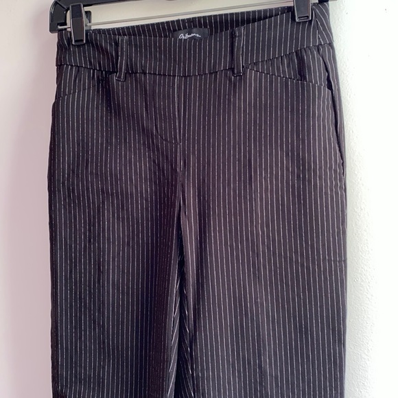 Reitmans Pin Stripe Straight Leg Dress Pants - Picture 2 of 4